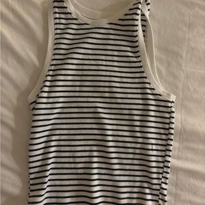 Striped Sleeveless Top